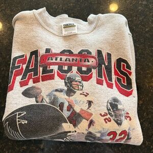 Vintage Atlanta Falcons NFL 1998 NFC Champions Sweatshirt Mens X-LARGE